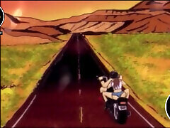 The vibrations of the motorcycle turn her on so much that she wants to have cumin mommy on Route 66!