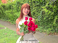 A Petite Street Vendor Is Picked up on german blowjobelroom massaguse Street by a Rich Guy - Athenea Rose and Max Betancur