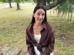 Tourist Girl Has Been Fucked In A Wood. Outdoor Sex With A Pretty Stranger - Martin Spell And Eva Tender