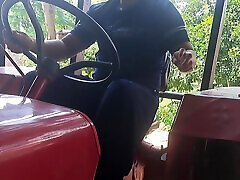 Tractor Rider Punjabi Girl - Desi Fantasy in Daylight