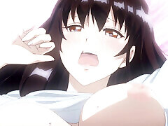 Dripping Hairy Pussy and Bouncy Tits Begging for Cum - Anime HentaiEng Sub
