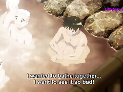 &039;&039;Moans Echo in the Steamy Outdoor Bath&039;&039; Unexpected ThreesomeHentai Sex Eng Sub