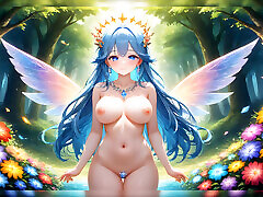 Enchanted Curves - Busty Fairy Girls in a Luminous Magical Forest