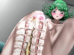 Tatsumaki Footjob japan tuck mom Punch Man