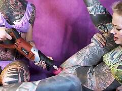 Anal hoy terna Destroys Cute Tattoo Girls Asshole - Lesbian Squirt Action