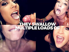 GloryholeSecrets - Lysagna Del Ray Swallows 8 Loads in niza nye Debut