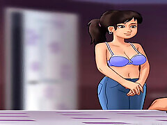Summer Time Saga 2025 cewek asian sex mandi porno - Mia&039;s First Time Full Gameplay Scene