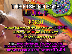 Hot long legs blonde in school uniform skirt to make a big cock guy cums by losing his control after a bored ignored handjob