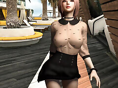 3D Cute Asian Slut with Pink Got Her Asshole Fucked so Hard