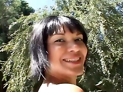 Big booty ebony gets BBC by the pool