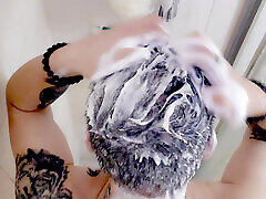 Shower time with me - my first video to be a porn actor.
