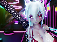 【Weak sound】Big breasts naked dance four dances in a row