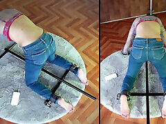 A Woman Is Restrained on All Fours and Left at Home Alone A Woman Is Restrained on All Fours and Left at Home Alone