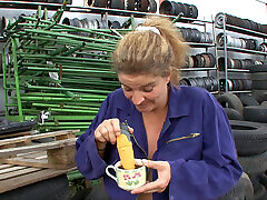 3 mature share a man for a great fuck on the bonnet of a car