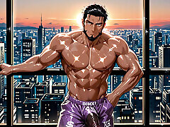 Ai Generated Intense extrem hard lesbian kisses Men