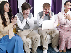 Religious Step Moms Enjoy The Cock More Than The Book