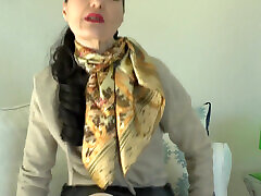 Wear a Silk Scarf and Masturbate in Front of Me, sunny leoni forced sex Victoria Valente