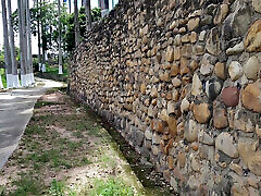 cheating wife sucking and fucking outdoor then gets fucked rough and raw after ass rimming