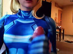 Samus Gives You a Real Blowjob