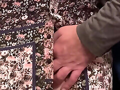 Pervert Old Man Rubs Student&039;s Pussy in the City Bus