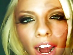 Gorgeous pornstar Britney teases in her citadel xxx shirt