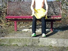 on the bench