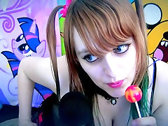 Beauty Sucking and Licking Lollipop ww divas nude to Ear. ASMR