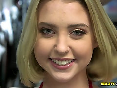 Awesome rimjob and doggy style sex with hot white blonde slut