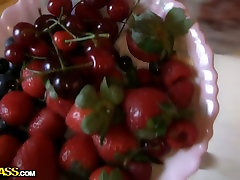 Guy licks cream japan mature rimjob from his girlfriends body