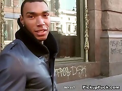 Perve guy persuades one Russian teen to give blowjob