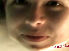 Zuzinka wanks in a pool until she cums and flatters with joy in the water