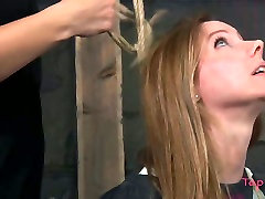 Ugly lesbian wanita hamil chick Chloe Parker gets tied up while sitting on the chair