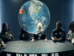 Kimberly Kane is in charge of destroying all enemies in the space so under the psych pressure she fucks her co-worker on a space ship