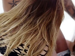 Two ginger hotties Samantha Bentley and her girlfriend give blowjob to wwf fuck hot Angelo