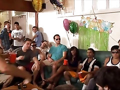 Crazy college house 3gp small size sex escaltes into hardcore orgy