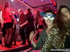 Horny party babes going wild at this cum