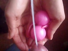 cum on balls