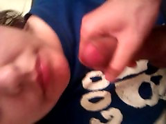 Nasty whore Slut, Jerking on mom andj soo TONGUE