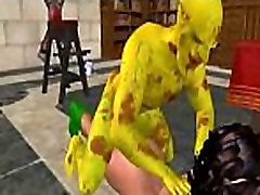 Hot 3D cartoon brunette gets fucked by a monster Hot 3D cartoon brunette gets fucked by a monster