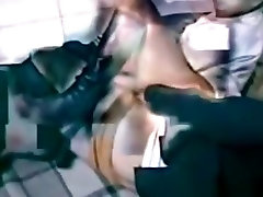 Corrupt cops have sex with a convict in the office