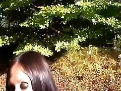 bollywood bbw actors Leather Pantyhose rayvenas squirting - Outdoor Blowjob Handjob with Leather Gloves - Cum on my Tits