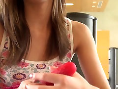 Kiera Winter works out her tight malay clin pussy