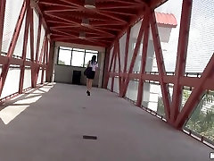Sexy Kimmy Kay hunted in the street and spied in her house!