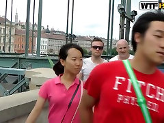 Young hottie by black on wife Marie gets naughty in public