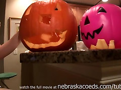 Halloween Naked Cooking In The Kitchen