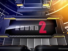 Two exotic wrestlers struggle on the mats for sexual supremacy