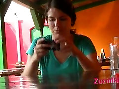 Amateur Zuzinka shows pussy in xxx sea 2018