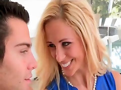 Teen follows instructions and gets rewarded with hot threesome