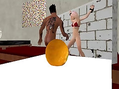 Blonde gets banged infront of a Teresa Margolles&039; wall