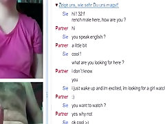 Chubby German on webcam pt1